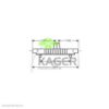 KAGER 31-3731 Oil Cooler, engine oil